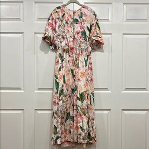 AGUA BY AGUA BENDITA Gesto Jardinera Kaftan in Multi Womens Size XS Small